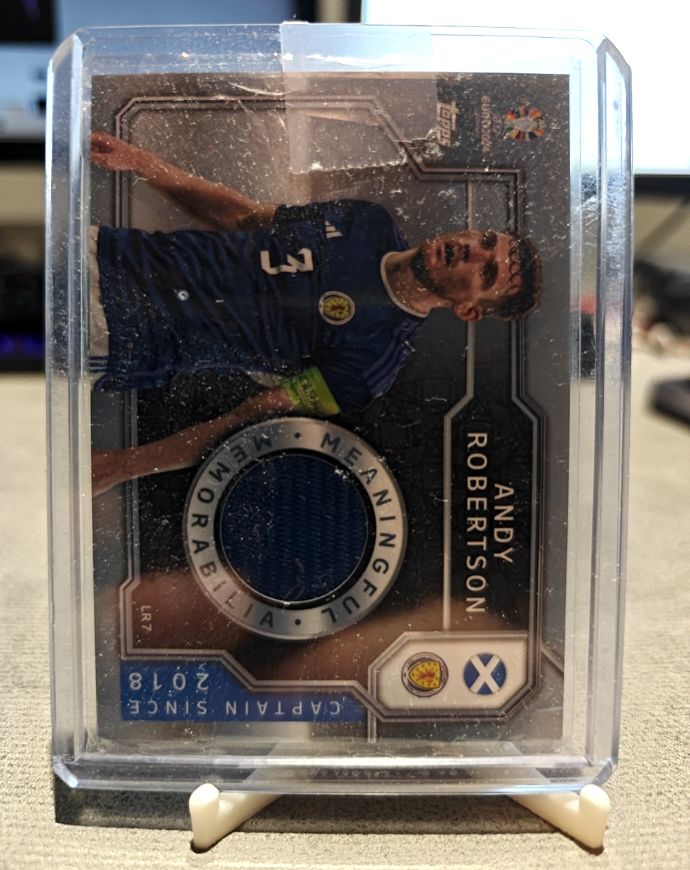 2024 Topps UEFA Euro Match Attax #LR7 Andy Robertson — front