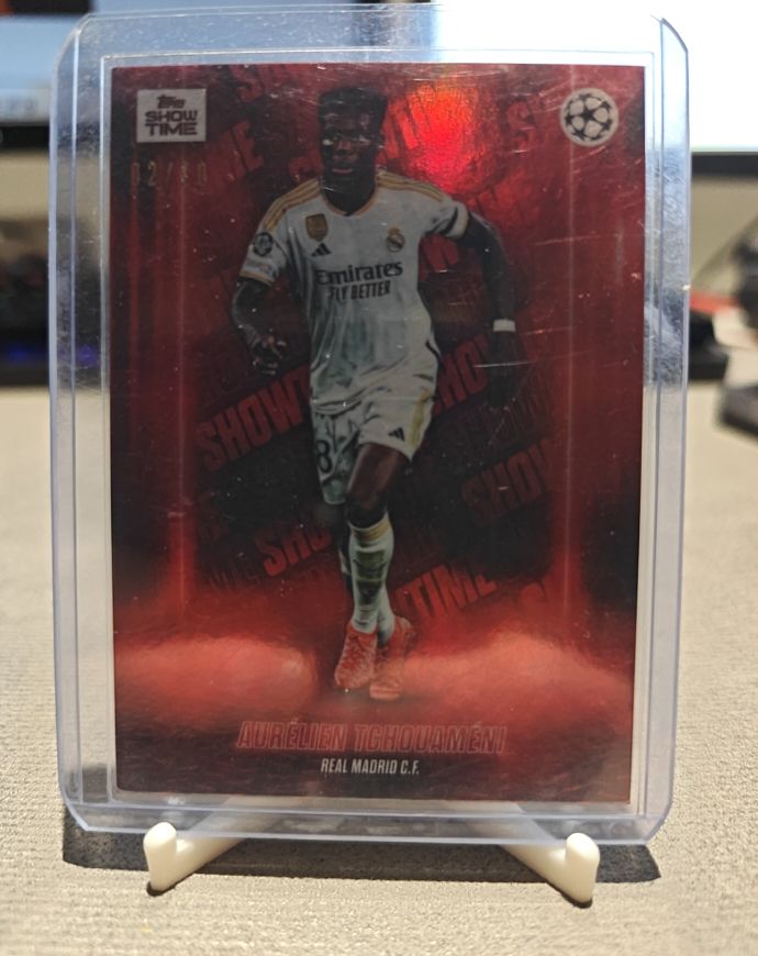 2023 Topps UCC Showtime #82 Aurélien Tchouaméni — front
