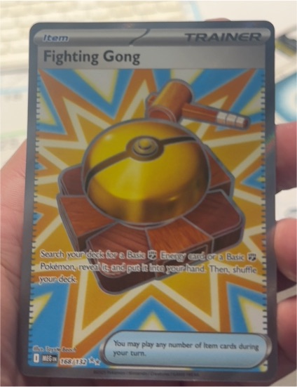 2023 Pokémon ME01: Mega Evolution #168 Fighting Gong — front