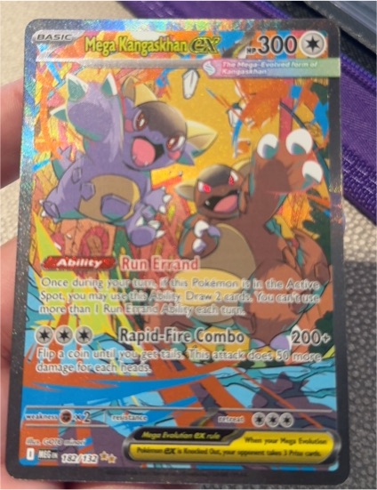 2014 Pokémon Mega Kangaskhan EX #182 — front