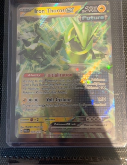 2022 Pokémon TCG Prismatic Evolutions #032 Iron Thorns ex — front
