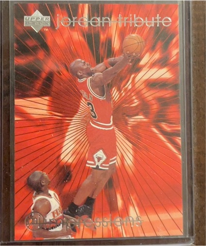 1997-98 Upper Deck Michael Jordan Tribute #MJ55 Michael Jordan — front