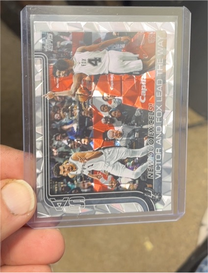 2025-26 Topps #300 Victor And Fox Lead The Way New Duo Excels! — front