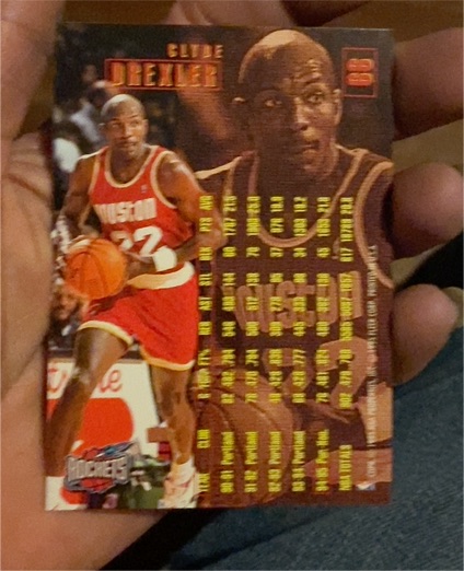 1995-96 Upper Deck #88 Clyde Drexler — front