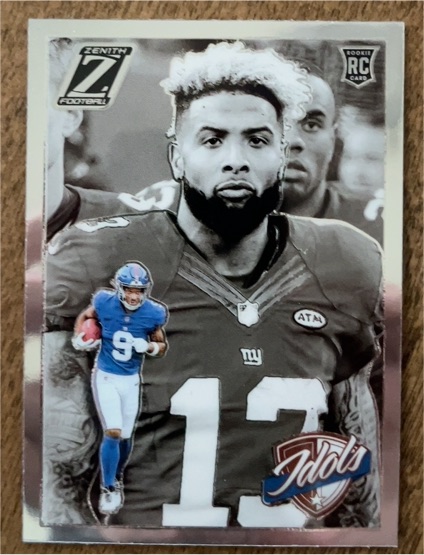 2024 Panini Zenith #8 Odell Beckham Jr. / Malik Nabers Idols — front