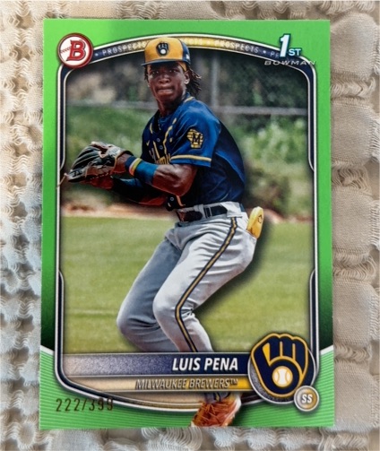 2025 Bowman #BP-38 Luis Pena — front