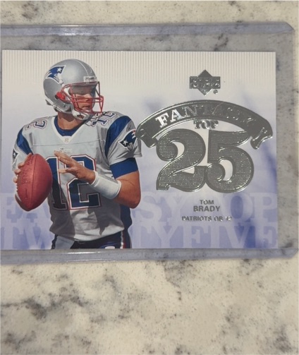 2006 Upper Deck Fantasy Top 25 #F25-BR Tom Brady — front