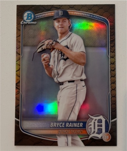 2025 Bowman Chrome Prospects #BCP-49 Bryce Rainer — front