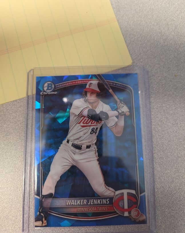 2025 Bowman Chrome Prospects #BCP-1 Walker Jenkins — front