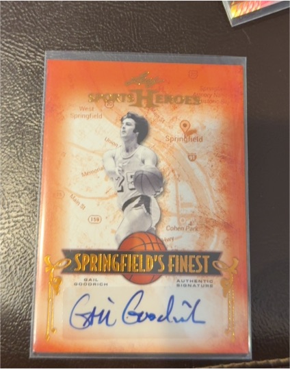2013 Leaf Sports Heroes Springfield's Finest # Springfield's Finest Gail Goodrich — front
