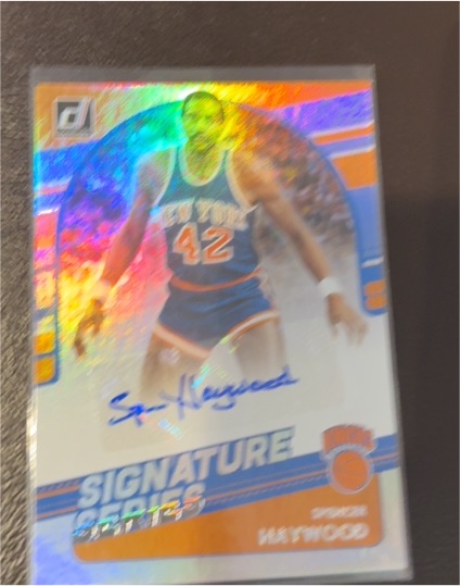 2020-21 Donruss Signature Series #92 Elijah Hughes — front
