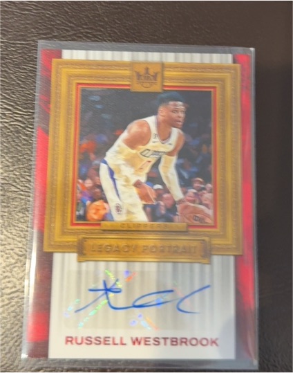 2023-24 Panini Court Kings Legacy Portrait #Russell Westbrook — front