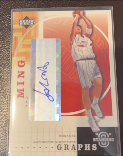 2003-04 Upper Deck Standing O #BO Yao Ming — front