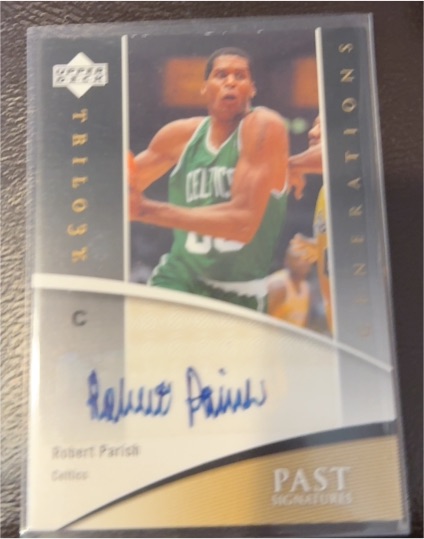 2006-07 Upper Deck Trilogy Generations Past Signatures #PS-RP Robert Parish — front