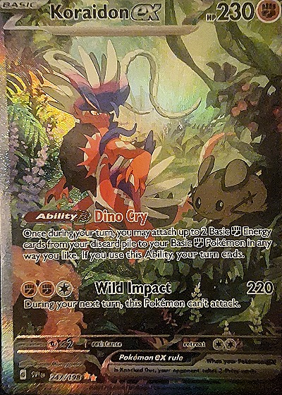 2023 Pokémon Scarlet & Violet #247 Koraidon ex — front