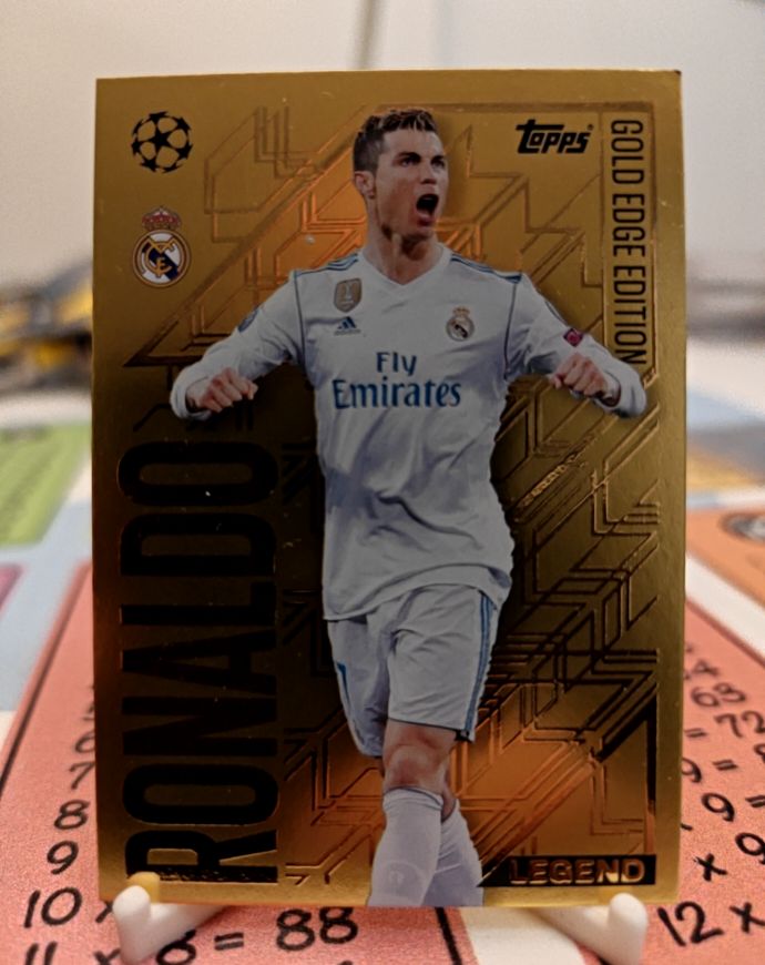 2024-25 Topps Match Attax Gold Edge Edition #GE7 Cristiano Ronaldo — front