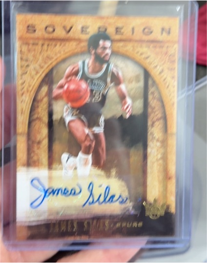 2018-19 Panini Court Kings Sovereign Signatures #SO-JS James Silas — front