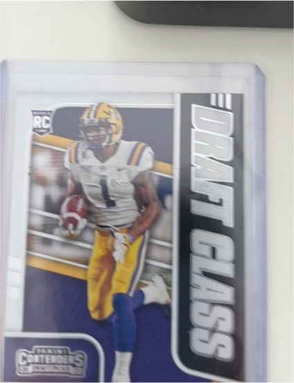 2021 Panini Contenders Draft Class #5 Ja'Marr Chase Rookie Card — front