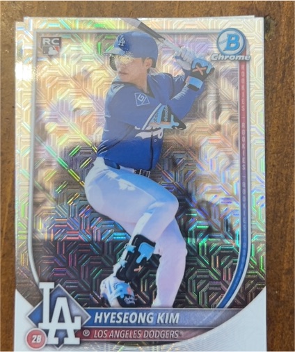 2025 Bowman Chrome #2 Hyeseong Kim — front