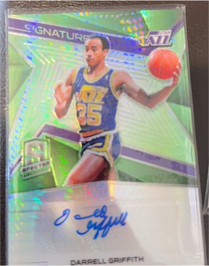 2018 Panini Spectra Signatures Darrell Griffith — front