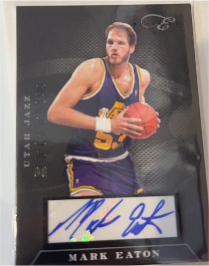 2010-11 Elite Black Box Status Signatures Mark Eaton — front
