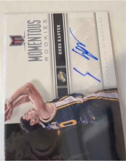 2012-13 Panini Momentum Momentous Rookies Enes Kanter #N/A — front