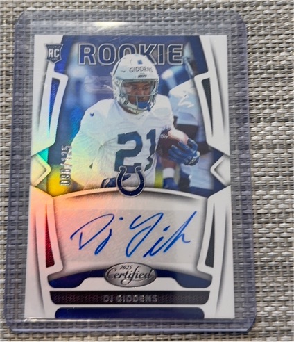 2025 Panini Certified #164 DJ Giddens — front