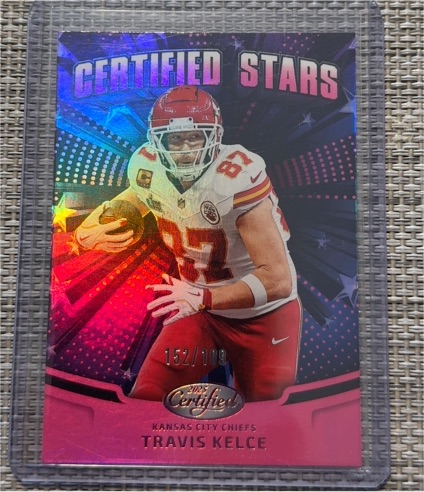 2025 Panini Certified #CST-TKE Travis Kelce — front