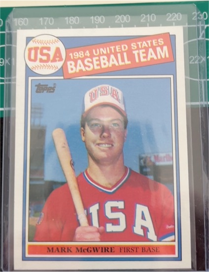 1985 Topps #401 Mark McGwire — front