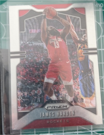 2019-20 Panini Prizm #107 James Harden — front