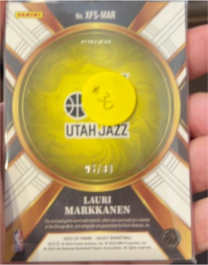 2023 Panini Prizm Select Basketball #XFS-MAR Lauri Markkanen — front