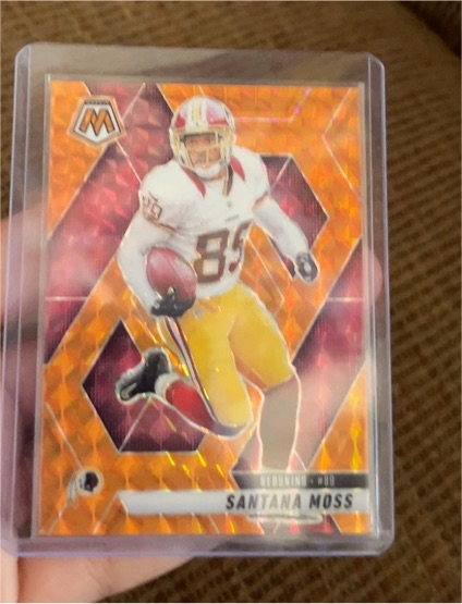 2025 Panini Mosaic #210 Santana Moss — front