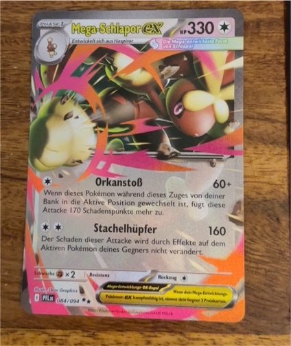 2025 Pokémon Phantasmal Flames #084 Mega-Schlapor ex — front