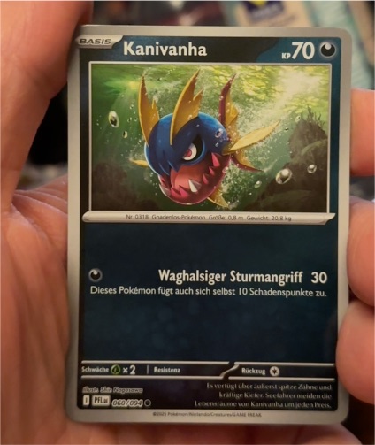 2023 Pokémon Phantasmal Flames #060 Kanivanha — front