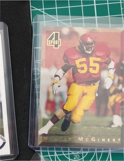 1994 Classic 4 Sport #54 Willie McGinest — front