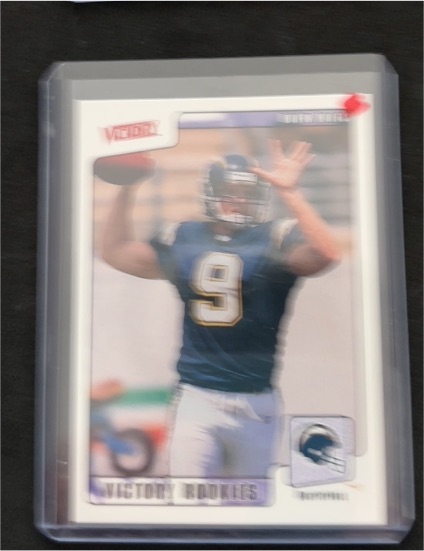 2001 Upper Deck Victory #415 Drew Brees Rookie Card — front
