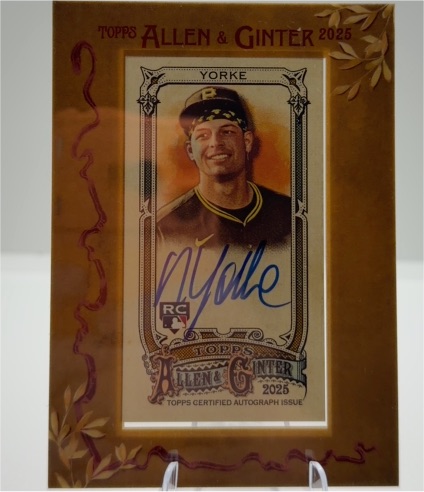 2025 Topps Allen & Ginter #MA-NY Nick Yorke — front