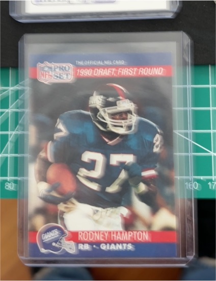 1990 Pro Set #692 Rodney Hampton — front