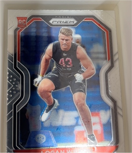 2020 Panini Prizm #309 Logan Wilson Rookie Cincinnati Bengals — front