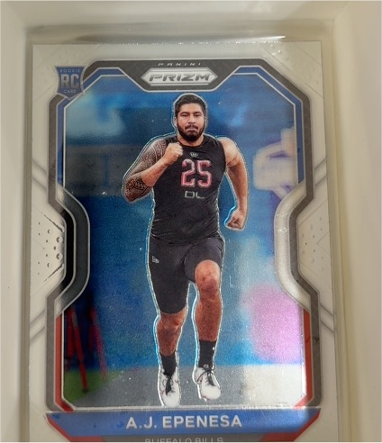 2020 Panini Prizm #313 A.J. Epenesa Rookie — front