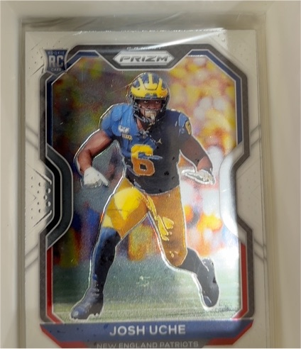 2020 Panini Prizm #369 Josh Uche — front