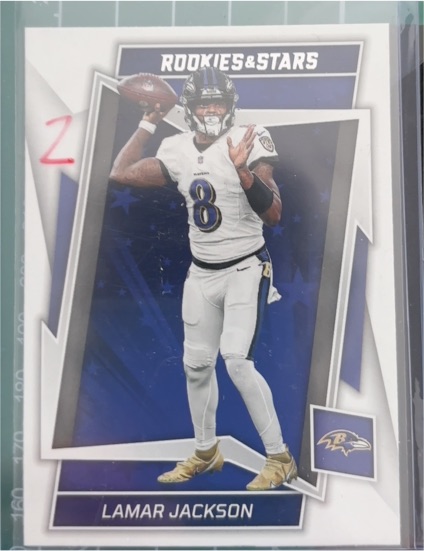 2022 Panini Rookies & Stars #7 Lamar Jackson — front