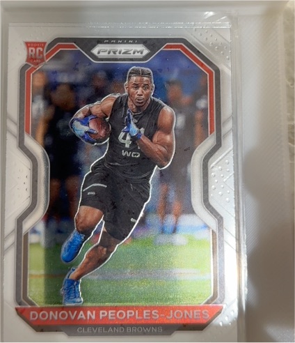 2020 Panini Prizm #319 Donovan Peoples-Jones — front