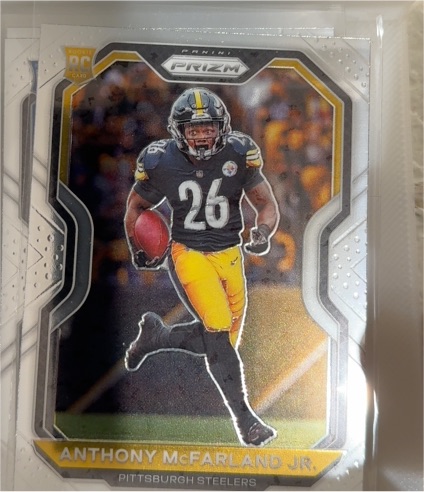 2020 Panini Prizm #393 Anthony McFarland Jr. — front