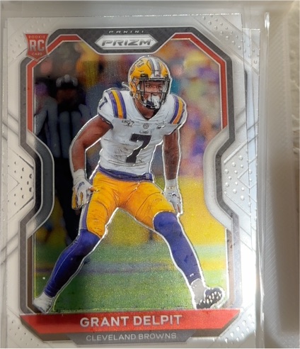 2020 Panini Prizm #318 Grant Delpit — front