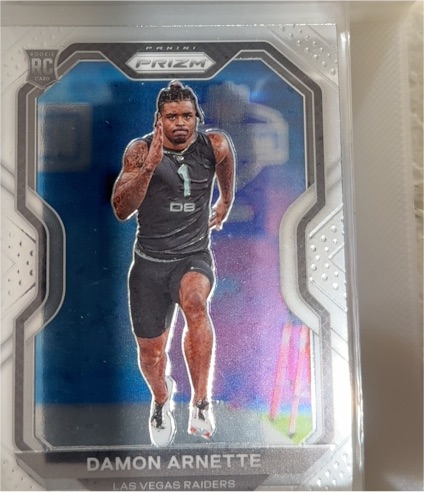 2020 Panini Prizm #375 Damon Arnette — front