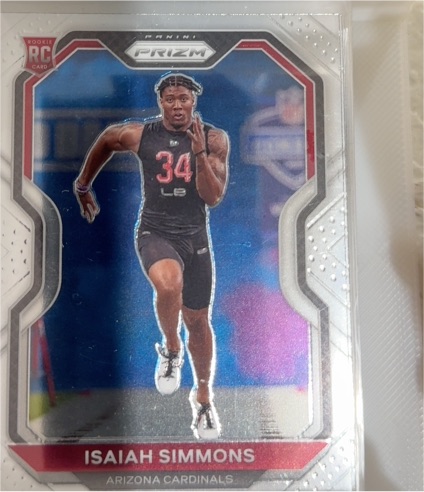 2020 Panini Prizm #323 Isaiah Simmons — front