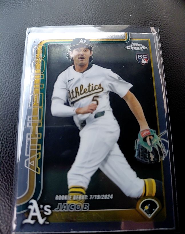 2025 Topps Chrome Update #USC150 Jacob Wilson Rookie Debut — front