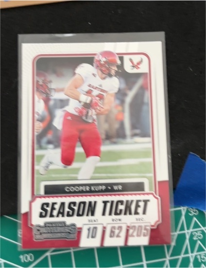 2021 Panini Contenders Draft Picks #39 Cooper Kupp Season Ticket — front