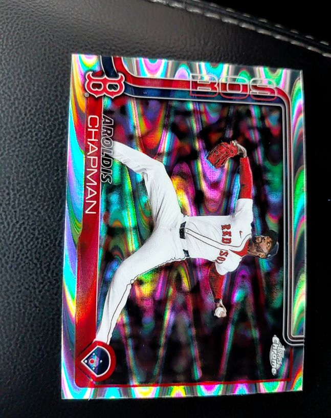 2025 Topps Chrome #BOS Aroldis Chapman — front